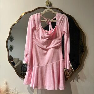 Hello Molly Pink Mini Dress